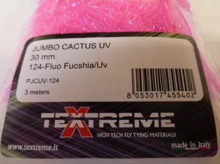 Jumbo Cactus UV 30 mm - 124 Fluo Fuchsia UV